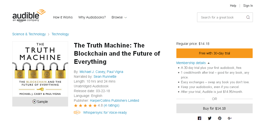 blockchain truth machine